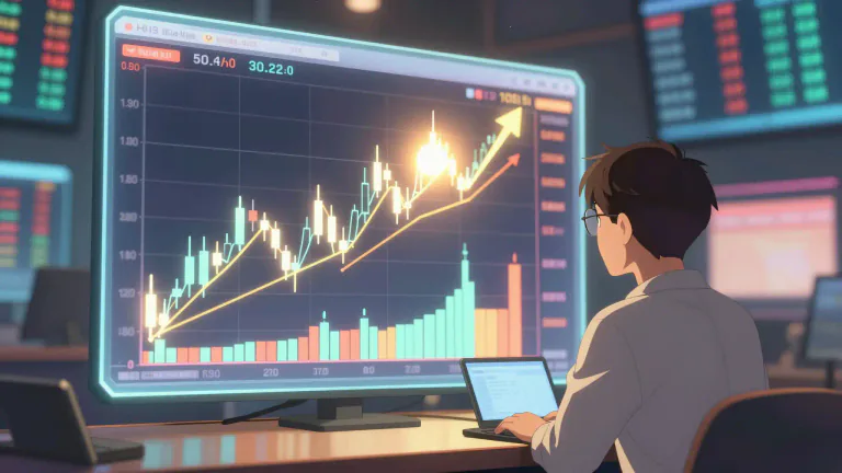 Visual representation of "quotation" - The specific price of a stock or share in the market at a particular time.