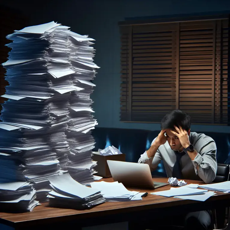 Visual representation of "job" - A difficult task