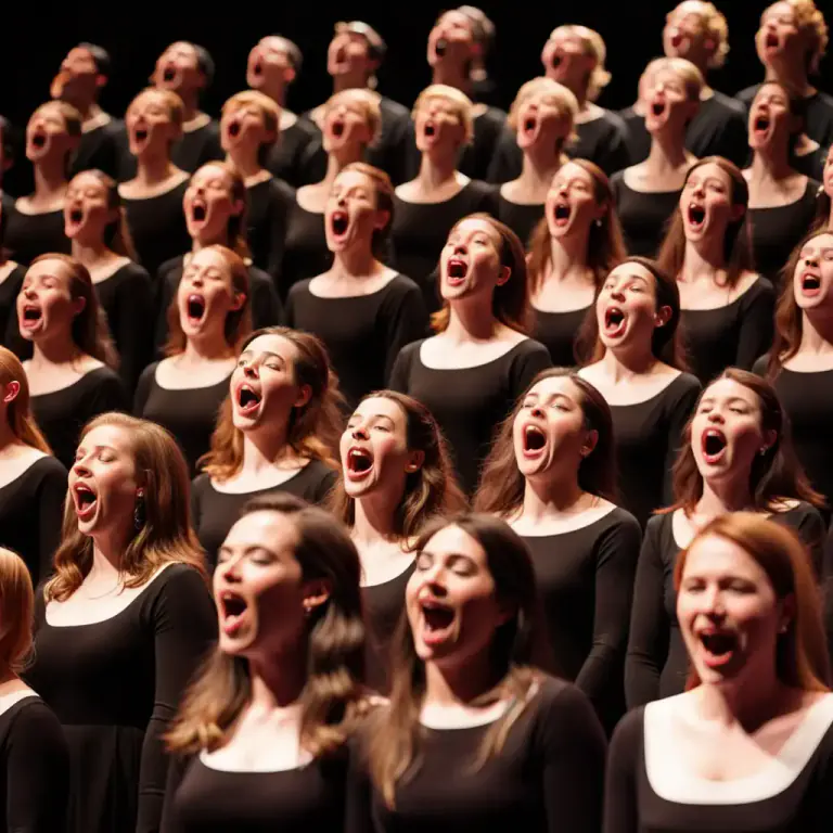 Visual representation of "reprise" - The act of playing or singing a part from a musical again.