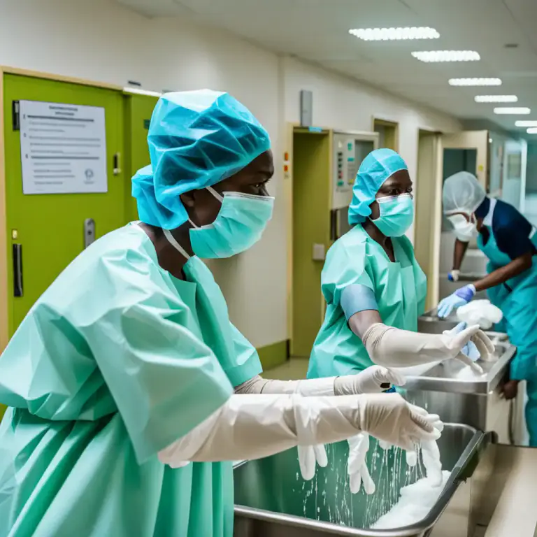 Visual representation of "sanitary" - Made or done to improve health or to prevent disease