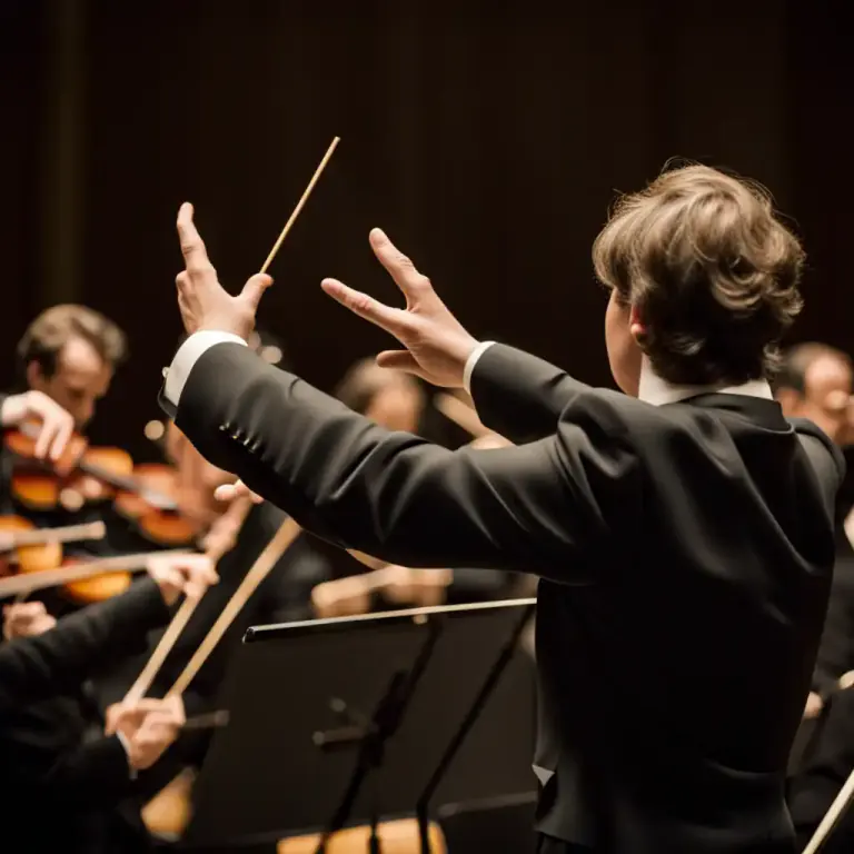 Visual representation of "largo" - To play music slowly. Used as a direction in music.