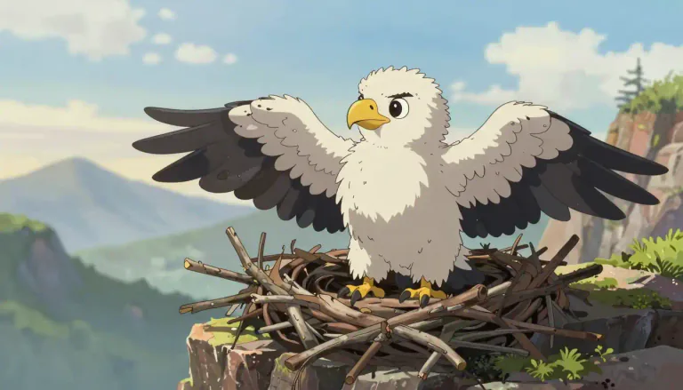Visual representation of "eaglet" - A young eagle
