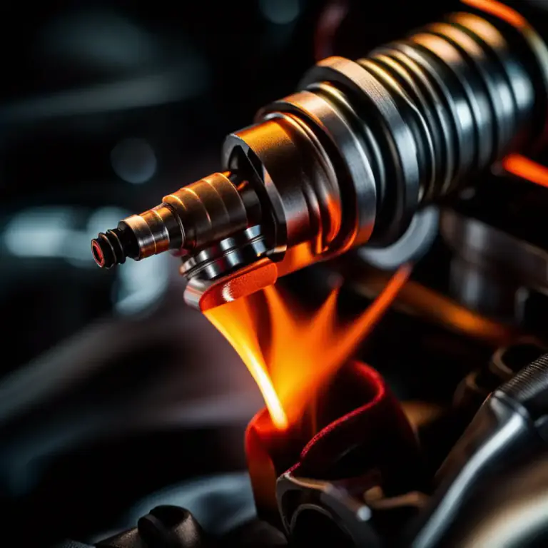 Visual representation of "injection" - The process of forcing a fuel or other substance into something, such as an engine.