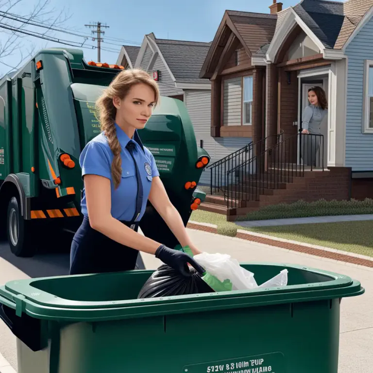 Visual representation of "dustman" - A person whose job is to collect garbage from homes.