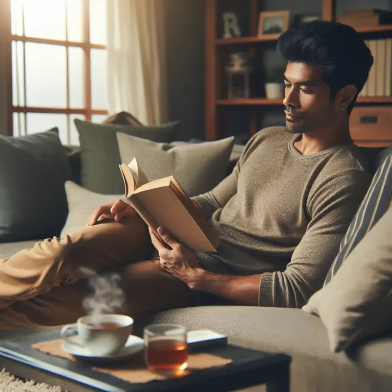 Visual representation of "chilling" - Spending time relaxing
