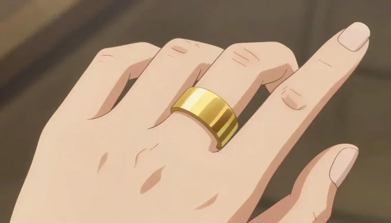 Visual representation of "ring" - A small circular band, typically made of precious metal and worn on a finger.