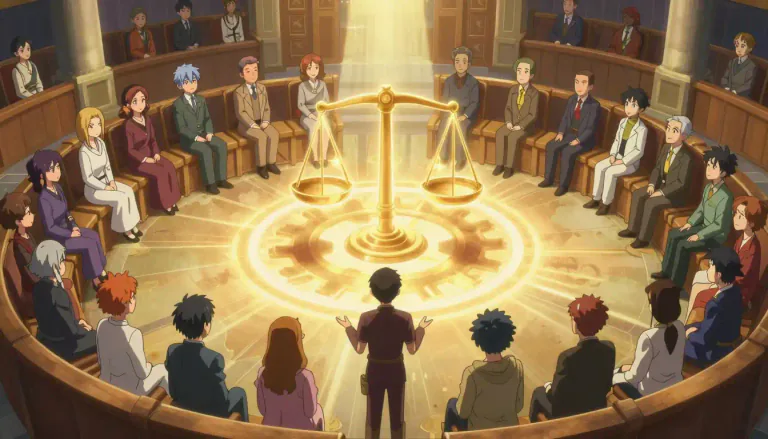 Visual representation of "principle" - A basic truth or rule that people follow or a law that explains how something works