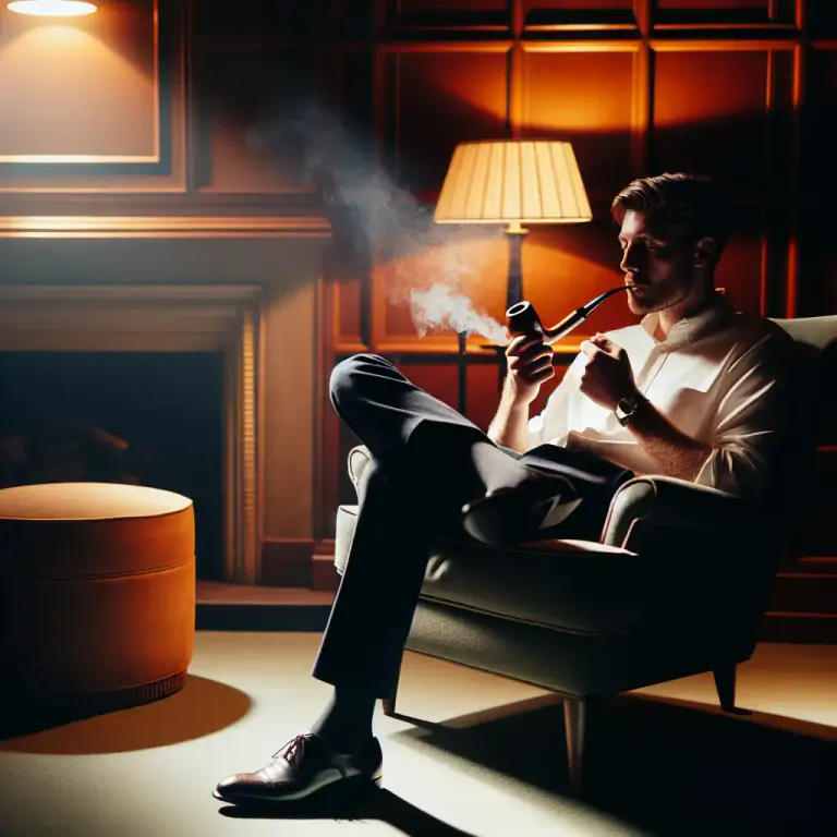 Visual representation of "churchwarden" - A type of long smoking pipe.