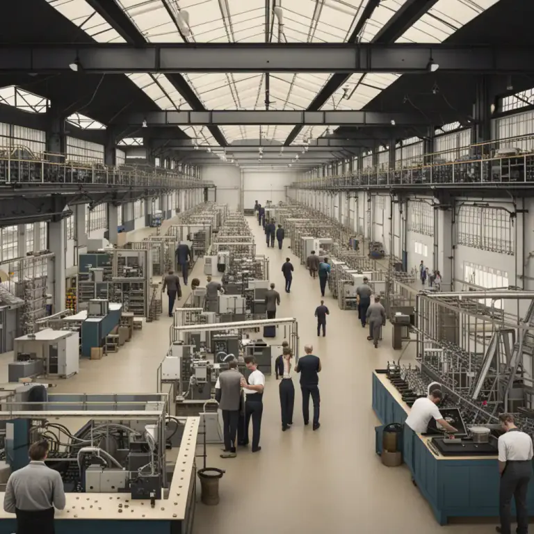 Visual representation of "glasshouse" - A place where something is produced in large amounts.