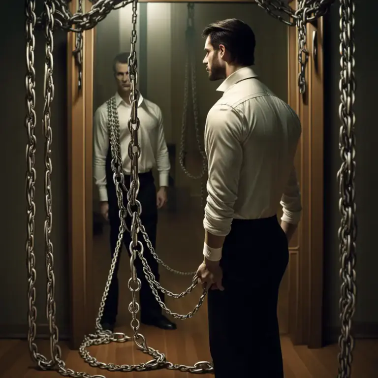 Visual representation of "failure" - A person who does not succeed