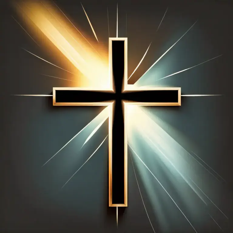 Visual representation of "cross" - A symbol of Christianity