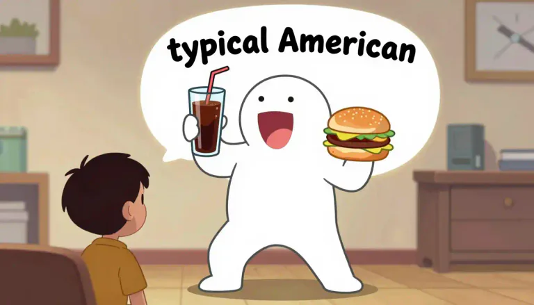 Visual representation of "stereotype" - A simplified and standard image or idea that people have about a person, group, or thing