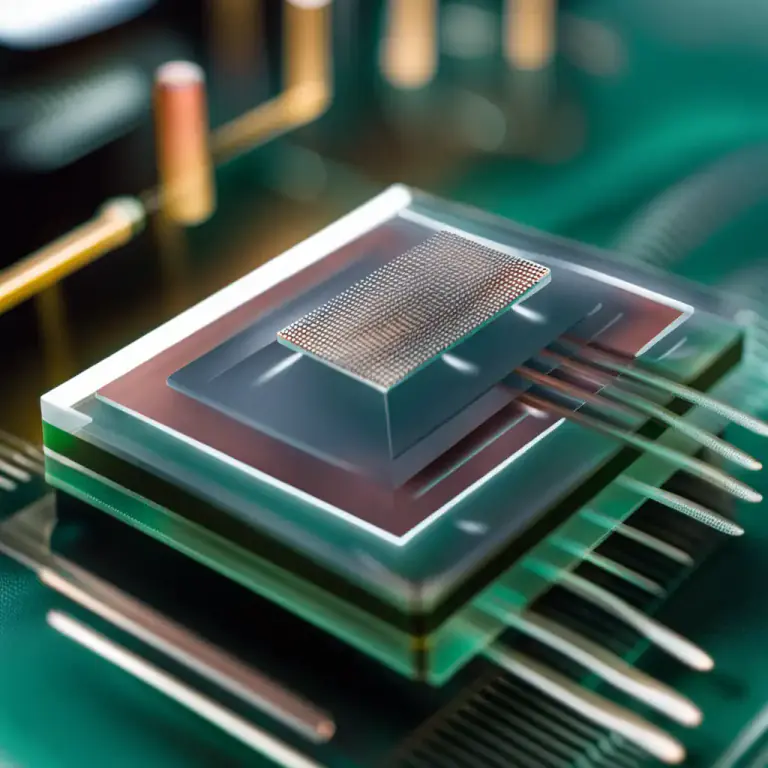 Visual representation of "junction" - An electronic component that joins two conductors to allow current flow between them.