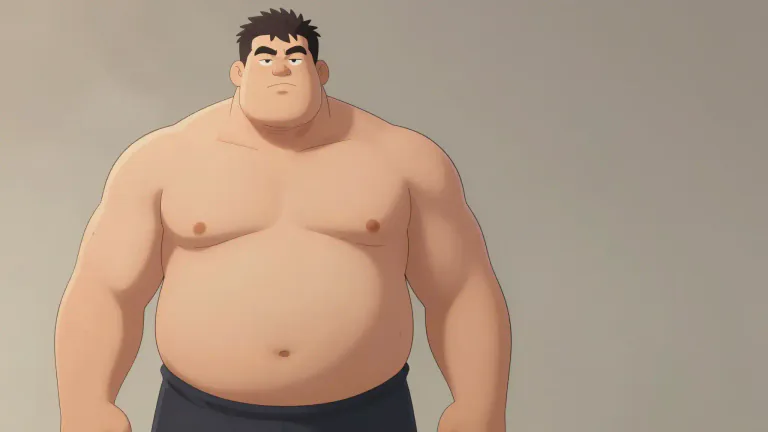 Visual representation of "stocky" - Someone or something that is short in height and heavy or strong in build.