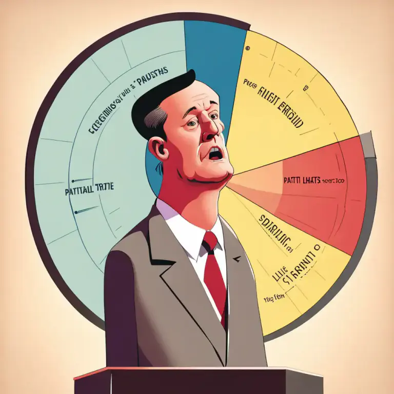 Visual representation of "economical with the truth" - Not fully honest, only telling parts of the truth
