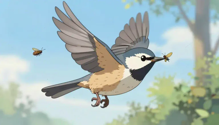 Visual representation of "flycatcher" - A type of bird that eats insects in mid-air