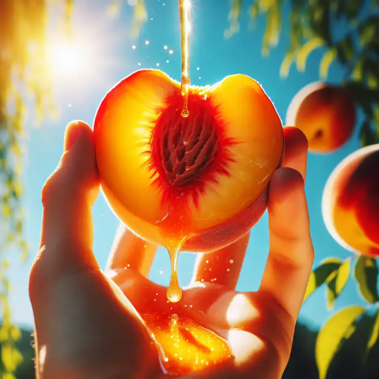 Visual representation of "succulence" - The quality of being juicy and tasty.