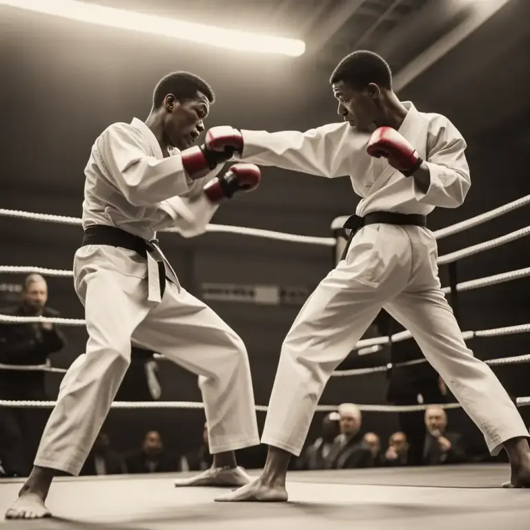 Visual representation of "jab" - A quick, sharp punch.