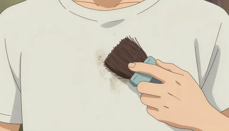 Visual representation of "smut" - A small amount of dirt or a dark mark