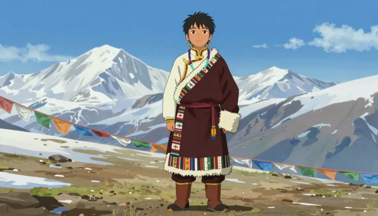 Visual representation of "tibetan" - A member of the people of Tibet.