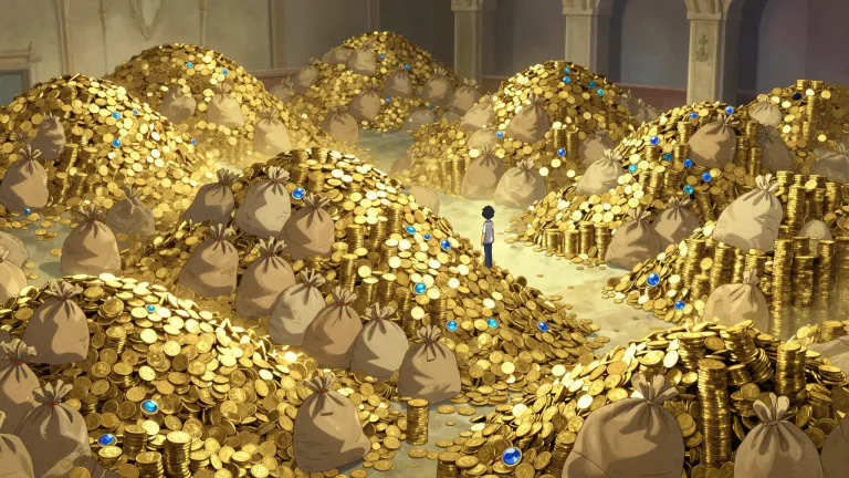 Visual representation of "oodles" - A very large amount or number of something