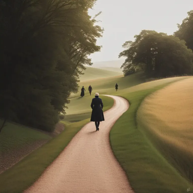 Visual representation of "turn the corner" - To go around a corner or a bend