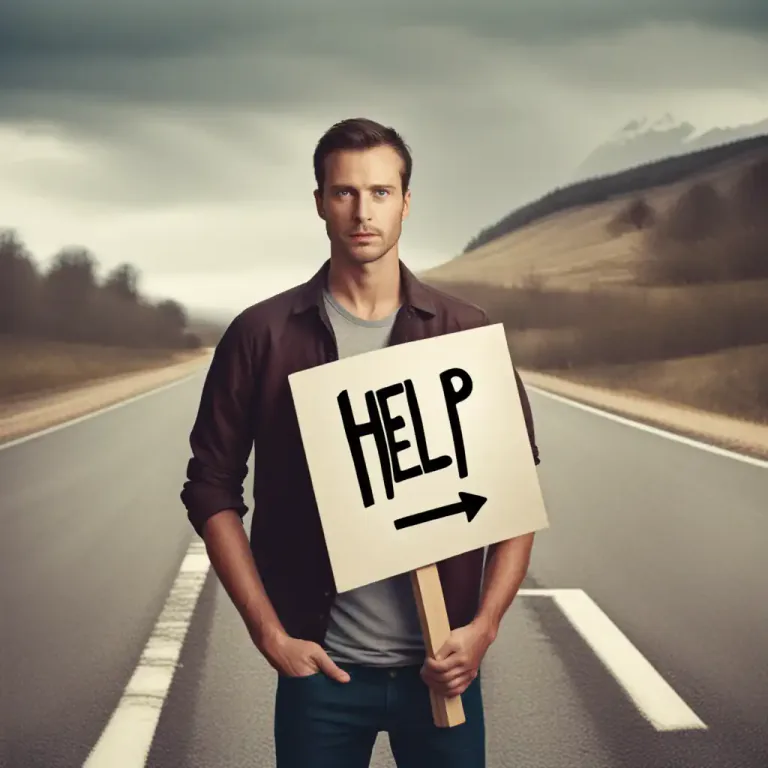 Visual representation of "hesitate" - To be reluctant or wait to act because of fear or indecision.