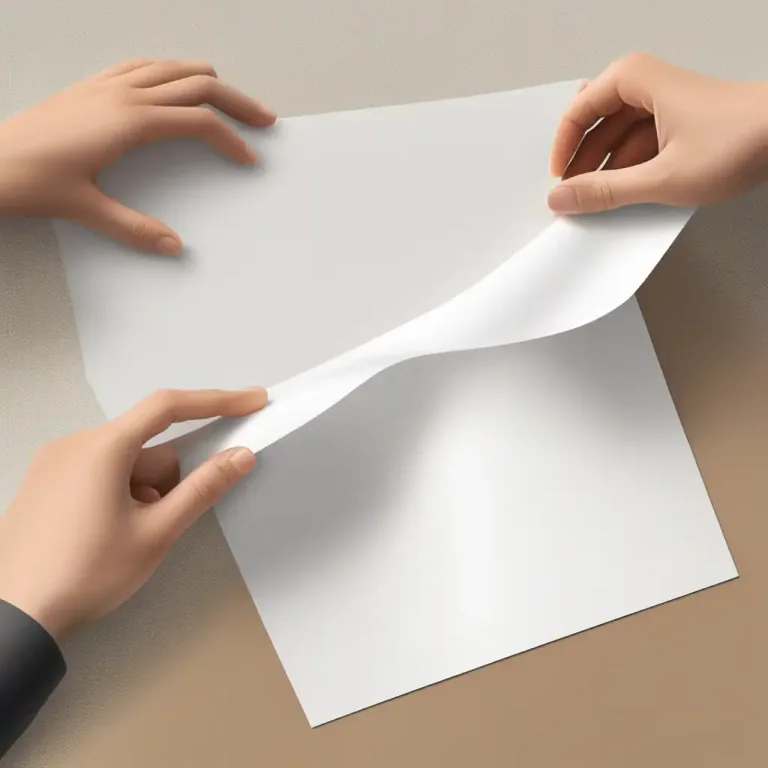 Visual representation of "crease" - To make a line or mark by pressing or folding a material.