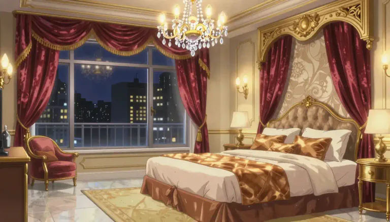 Visual representation of "sumptuous" - Extremely beautiful and luxurious.