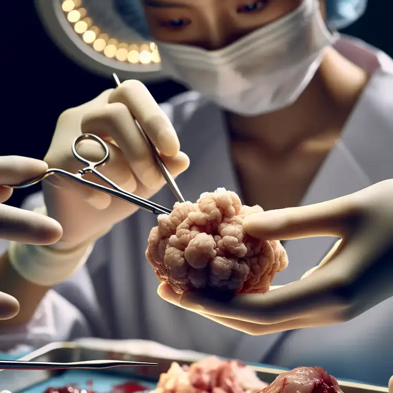 Visual representation of "friable" - Describes a medical condition where tissues or tumors easily break apart