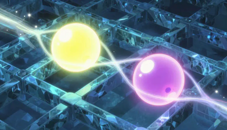 Visual representation of "exciton" - An exciton is a bound state of an electron and an electron hole, which can transport energy without transporting net electric charge.