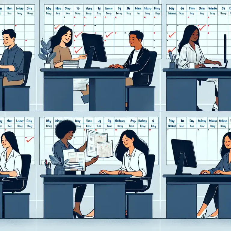 Visual representation of "floater" - An employee who has no fixed job within a company but covers other employees' tasks.