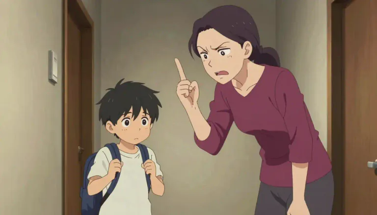 Visual representation of "berate" - To criticize or scold someone strongly