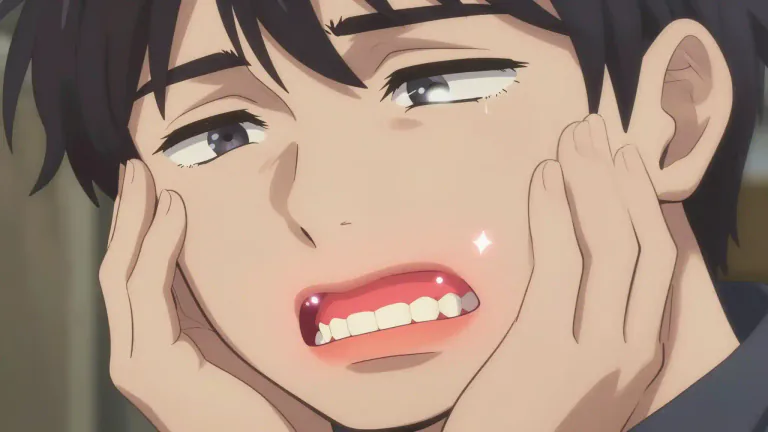 Visual representation of "toothache" - Pain in one's tooth or teeth