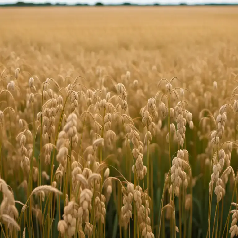 Visual representation of "oat" - A type of cereal plant that is grown for its grain.