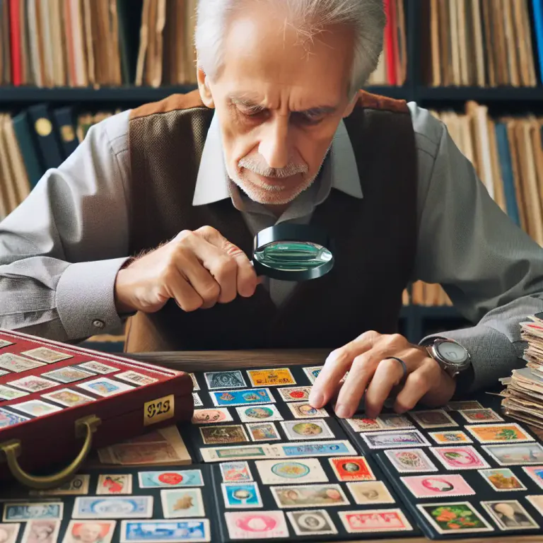 Visual representation of "philatelist" - A person who collects or studies stamps