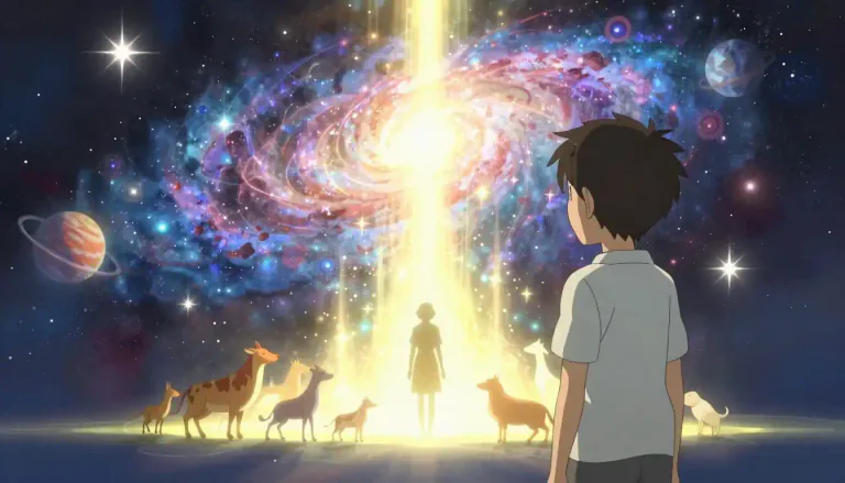 Visual representation of "creationist" - A person who believes that the universe and living organisms originate from specific acts of divine creation.