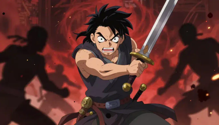 Visual representation of "bloodlust" - A strong desire to kill or see violence