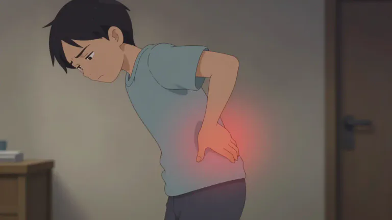 Visual representation of "ache" - A continuous or persistent pain in some part of your body