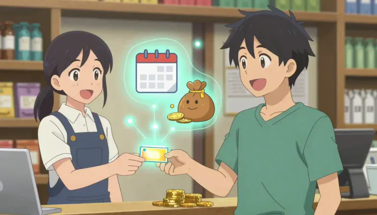 Visual representation of "credit" - The trust that allows people to buy things and pay for them later