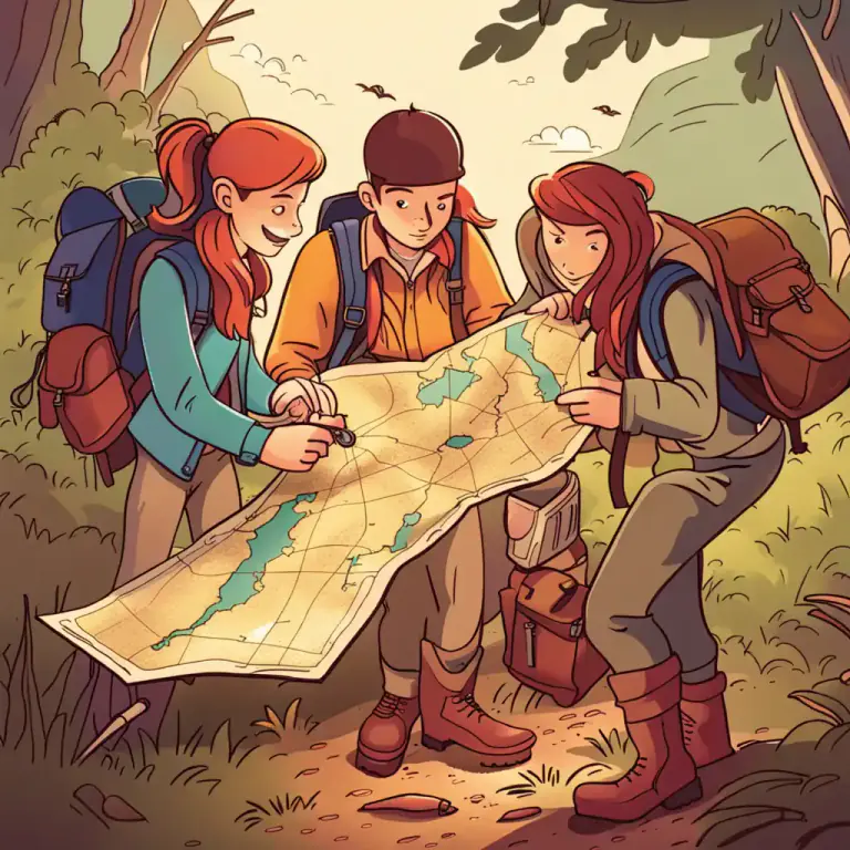 Visual representation of "quest" - An adventure or mission made by a person or group
