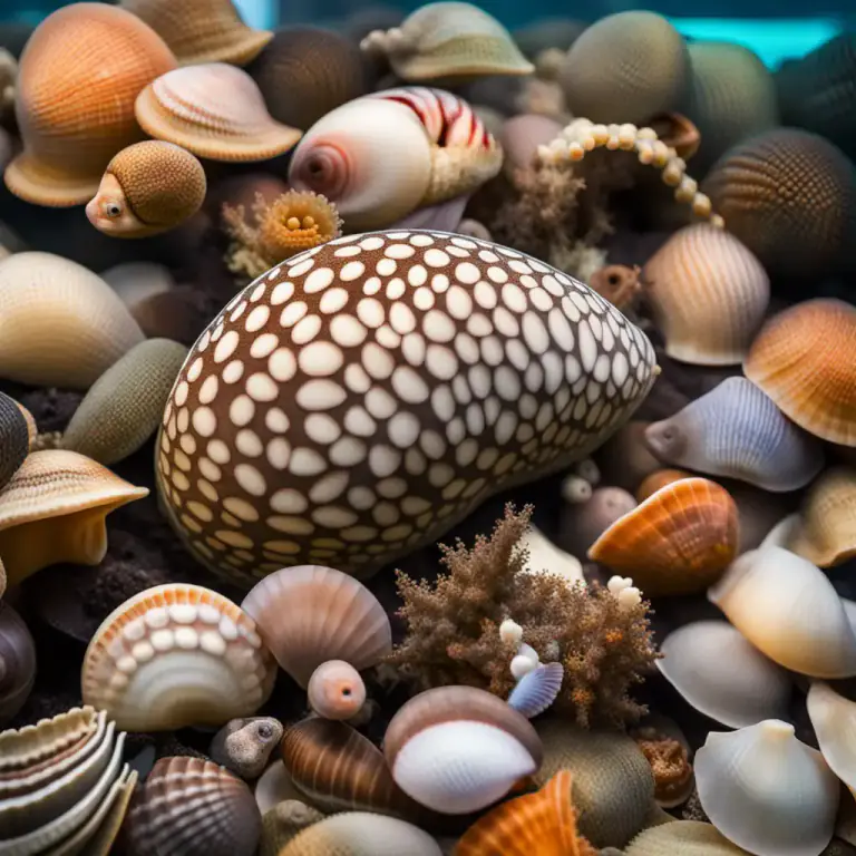 Visual representation of "farmer" - An animal, such as a sea snail (Farmer Fish), who collects and stores objects.