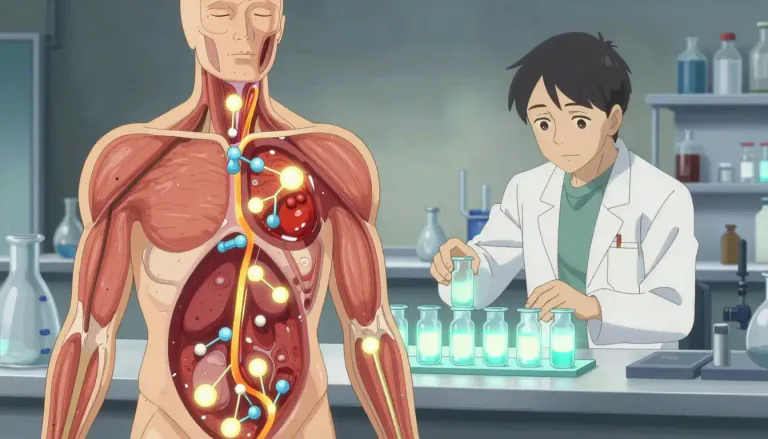 Visual representation of "steroid" - A type of chemical substance found in the body. They can also be made in a lab and used as medicine.