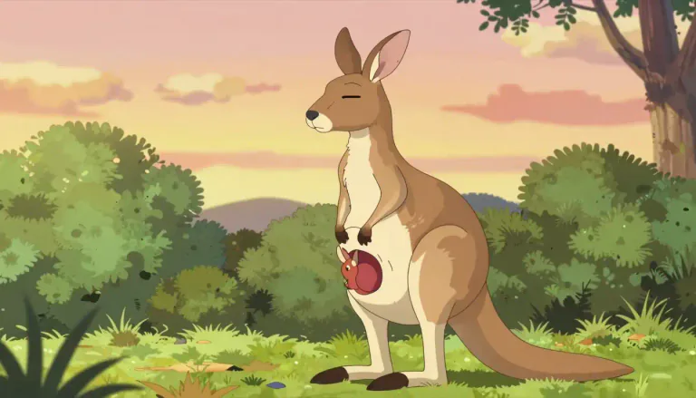 Visual representation of "marsupial" - A type of mammal with pouch to carry their young.