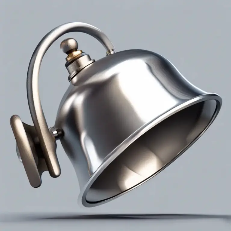 Visual representation of "ding" - To make a ringing or clangy sound.