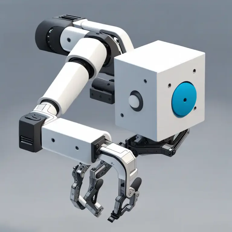 Visual representation of "effector" - A device or part of a machine that brings about an effect or result in a system.