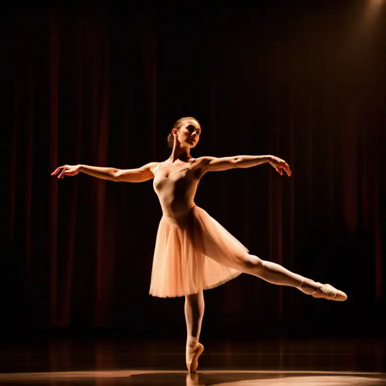 Visual representation of "soloist" - A person who performs alone in a dance performance.
