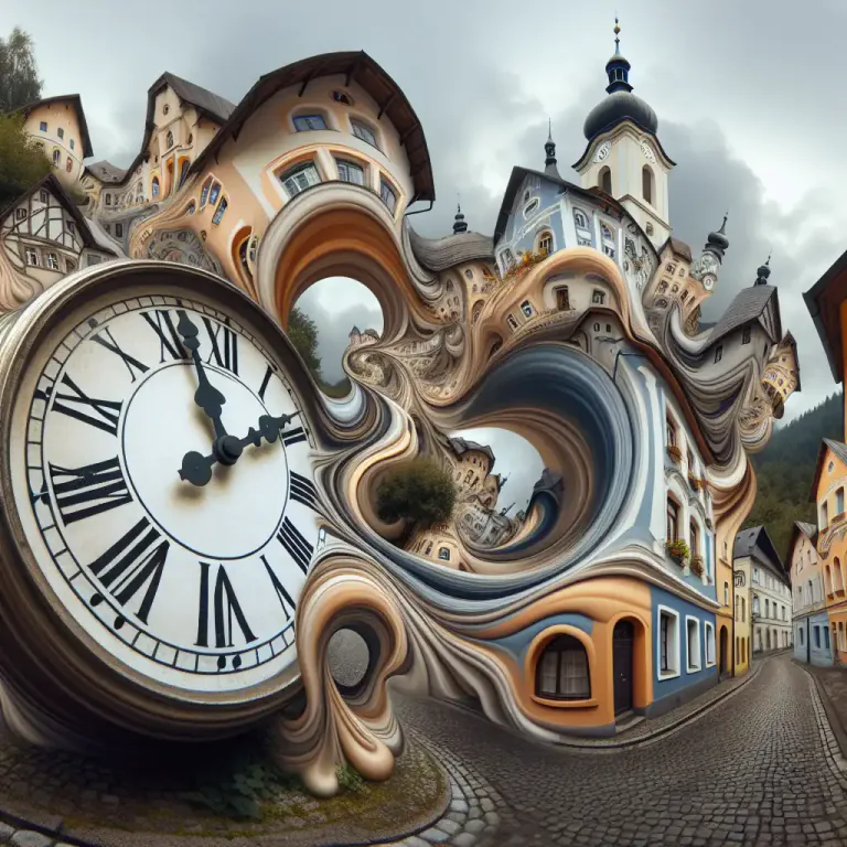 Visual representation of "warp" - To change something, making it strange or not natural