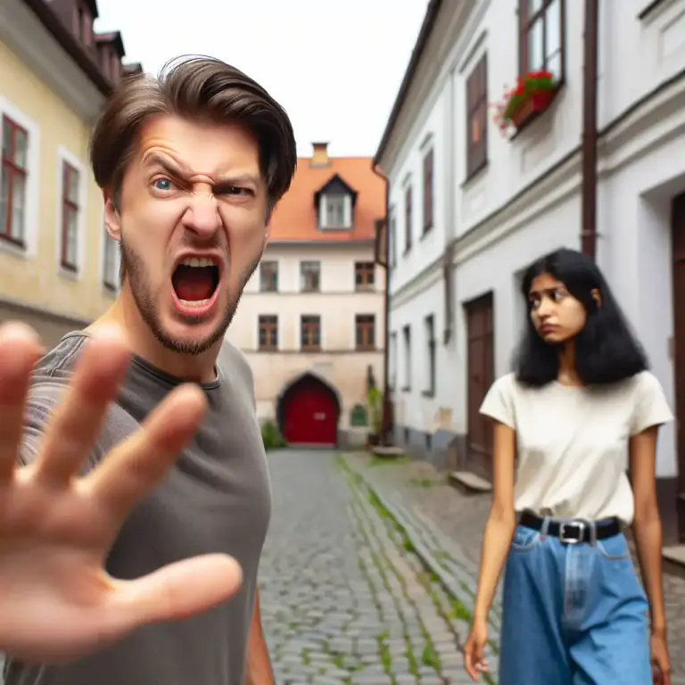 Visual representation of "naff" - To go away or to tell someone to go away