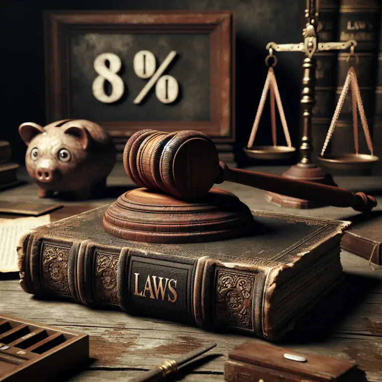 Visual representation of "statutory" - Fixed by a law or rule
